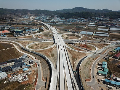 ▲ 팔탄분기점.ⓒ국토부