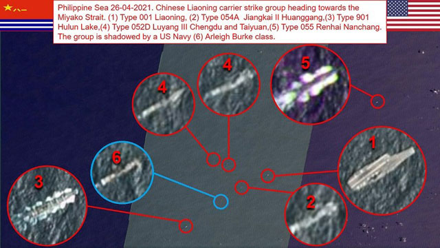 ▲ 'OSINT-1'이 공개한, 4월 26일자 관련 위성사진. ⓒOSINT-1 트위터 캡쳐.