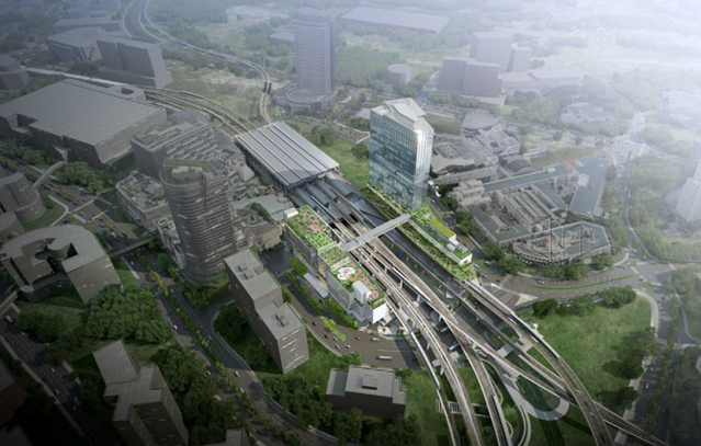 ▲ 싱가포르 J121 통합교통허브 프로젝트. ⓒ 롯데건설