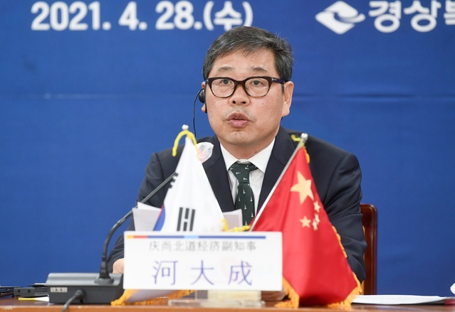 ▲ 하대성 경제부지사는 “지역 소비재 기업의 중국 수출 확대를 적극적으로 지원하고 차세대 산업에서도 협력의 접점을 모색할 것”이라고 말했다.ⓒ경북도
