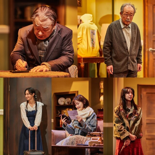 ▲ 연극 '앙리할아버지와 나' 공연장면.ⓒ파크컴퍼니