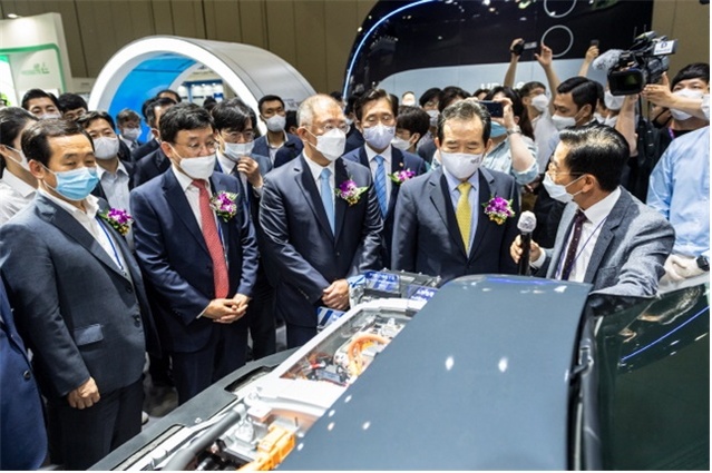 ▲ 지난해 열린 수소모빌리티+쇼 ⓒ수소모빌리티+쇼 조직위원회