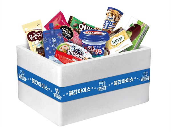 ▲ 롯데제과가 최근 론칭한 아이스크림 정기구독 서비스ⓒ롯데제과