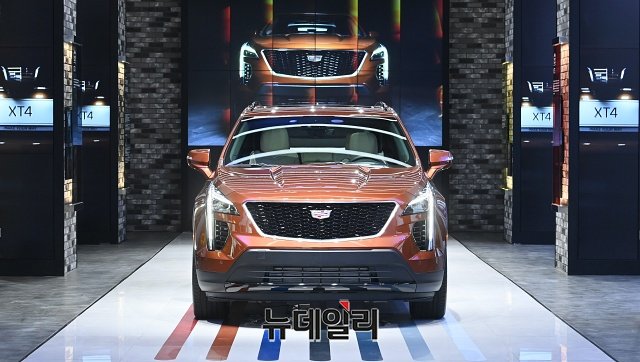 ▲ 캐딜락이 올해 초 내놓은 XT4 ⓒ뉴데일리DB