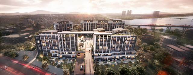 ▲ 디에이치 메종 한남 조감도. ⓒ 현대건설