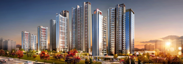 ▲ 힐스테이트 루센트로 조감도. ⓒ 현대건설