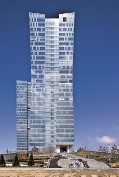 ▲ 코오롱글로벌 송도 사독 전경. ⓒ 코오롱글로벌