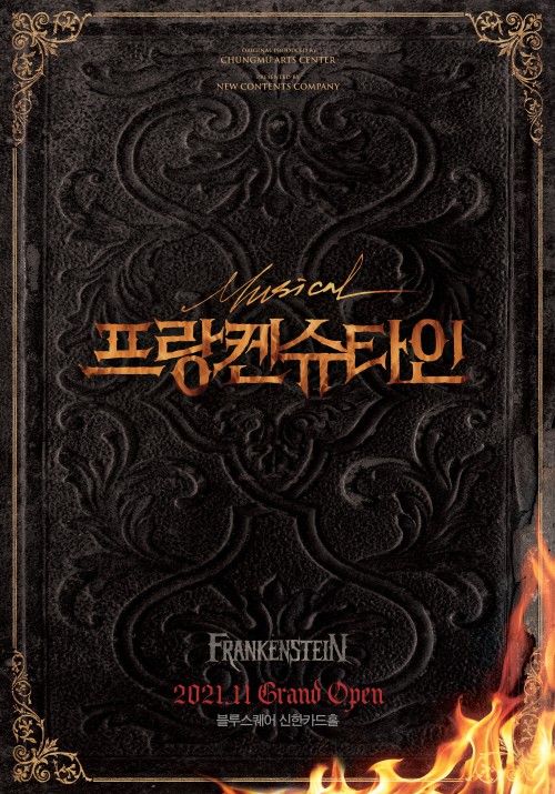 ▲ 뮤지컬 '프랑켄슈타인' 포스터.ⓒ뉴컨텐츠컴퍼니