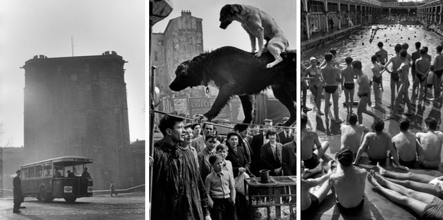 ▲ 좌측부터 'Elliott Erwitt FRANCE. Paris. 1951', 'Marc Riboud FRANCE. Paris. 1953', 'Henri Caritier-Bresson FRANCE. Paris. 1955' ⓒ가우디움어소시에이츠