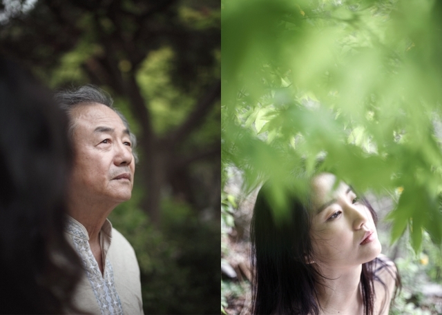 ▲ 배우 정동환과 김소진.ⓒ세종문화회관