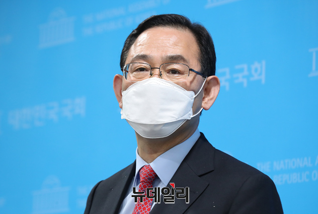 ▲ 국민의힘 당대표 출마 선언한 주호영 의원 자료사진. ⓒ이종현 기자