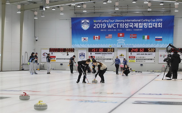 ▲ 2019년 WCT의성국제컬링컵대회 사진.ⓒ의성군
