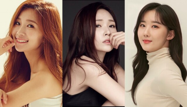 ▲ 왼쪽부터 '후미코' 역의 이정화·허혜진·최지혜.ⓒ더블케이필름앤씨어터