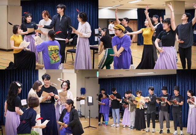 ▲ 뮤지컬 '레드북' 연습실 모습.ⓒ아떼오드