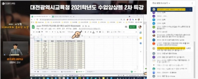 ▲ 대전시교육청은 지난 11일과 28일에 실시한 '2021학년도 대전 원격수업 개선 수업앙상블 특강(2, 2-1차)'이 참여자들의 높은 만족도를 보이며 성황리에 마쳤다.ⓒ대전교육청
