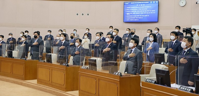 ▲ 대전시의회가 지난 1일 제258회 정례회를 개회하고 21일간의 의사 일정에 돌입했다.ⓒ대전시의회