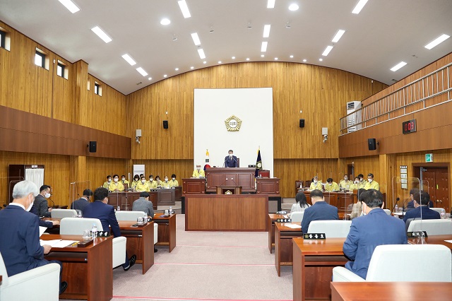 ▲ 경주시의회(의장 서호대)는 제260회 경주시의회 제1차 정례회를 개회했다.ⓒ경주시의회
