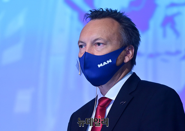 ▲ 토마스 헤머리히 만트럭버스코리아 신임 사장 ⓒ정상윤 기자