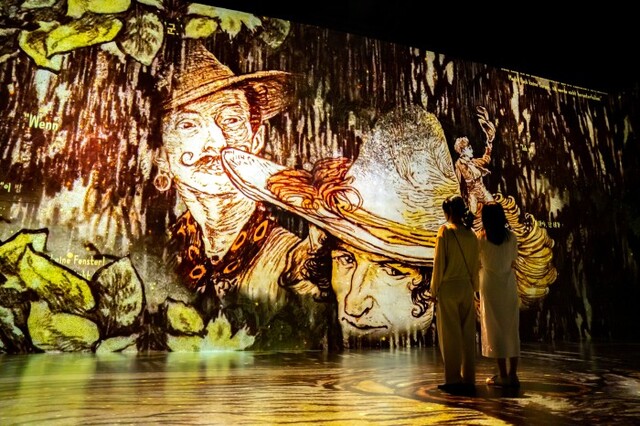 ▲ 이머시브 미디어아트 '그림의 숲' 존 – '엄지둥이' 원화.ⓒ에스엠지홀딩스