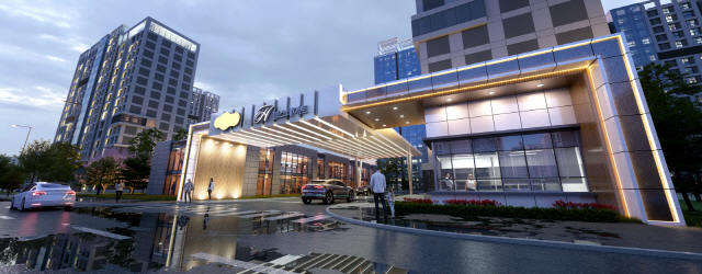 ▲ 수원 신성신안쌍용진흥아파트 리모델링주택사업 예상투시도. ⓒ DL이앤씨