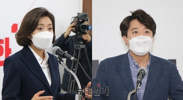 ▲ (왼쪽부터)나경원·이준석 국민의힘 당대표 후보.ⓒ뉴데일리DB