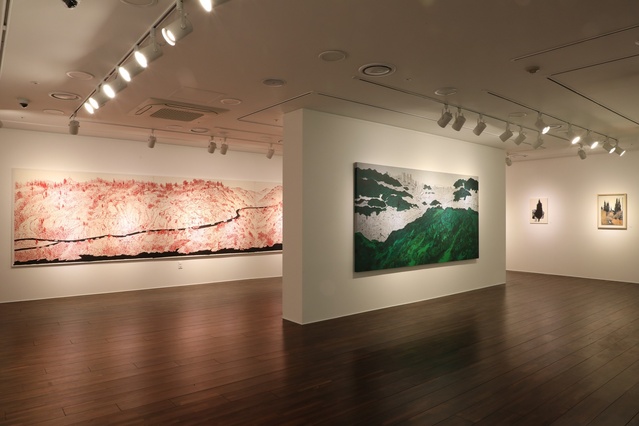 ▲ 금오공대갤러리에서 ‘박능생 작가 초대전’이 개최된다. 오는 29일까지 열리는 6월 초대전의 전시회명은 ‘도시탐색’으로 11점의 한국화 작품이 전시된다.ⓒ금오공대