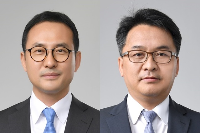 ▲ 사진 왼쪽부터 강철호 신임 현대로보틱스 대표이사, 박종환 신임 현대에너지솔루션 대표 ⓒ현대중공업그룹