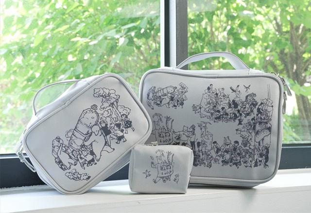 ▲ 김정기 작가와 콜라보레이션한 'Project LOOP' 친환경 소재 제품. ⓒ롯데케미칼