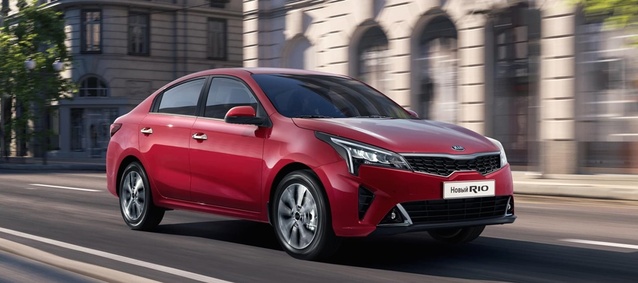 ▲ 러시아에서 국민 차로 자리잡은 기아 리오 ⓒ기아 러시아권역본부