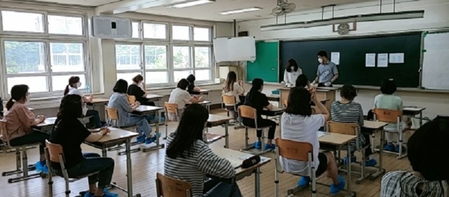 ▲ 대전시교육청 12일 교육청 교육공무직원 채용시험 1차 평가 시험을 치렀다.ⓒ대전교육청