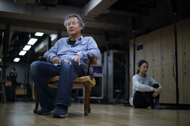 ▲ 연극 '우리가 사랑했던 정원에서' 연습 현장.ⓒ세종문화회관