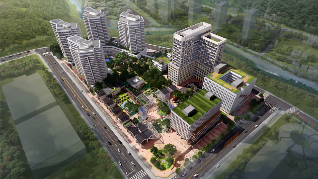 ▲ 부산시 오시리아 관광단지 내 '오시리아 메디타운' 조감도.ⓒ한화건설