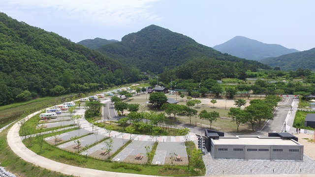 ▲ 의성군 빙계얼음골야영장 전경.ⓒ의성군