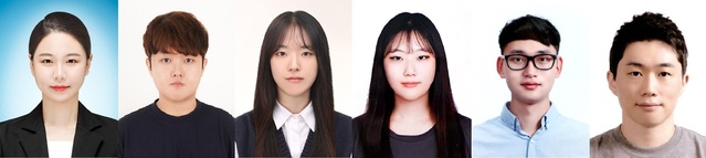▲ (좌측부터)DGIST 신물질과학전공 하영경, 뇌·인지과학전공 이준섭 석박통합과정생, 정보통신융합전공 조혜원, 뇌·인지과학전공 남혜리, 이세인, 이재승 박사과정생.ⓒDGIST