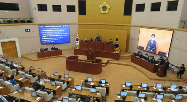 ▲ 대전시의회가 지난 21일 제258회 정례회에서 63개 안건을 처리하고 폐회했다.ⓒ대전시의회