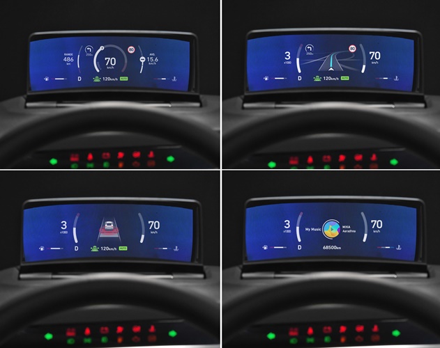 ▲ ‘클러스터리스 헤드업 디스플레이(HUD)’ ⓒ현대모비스
