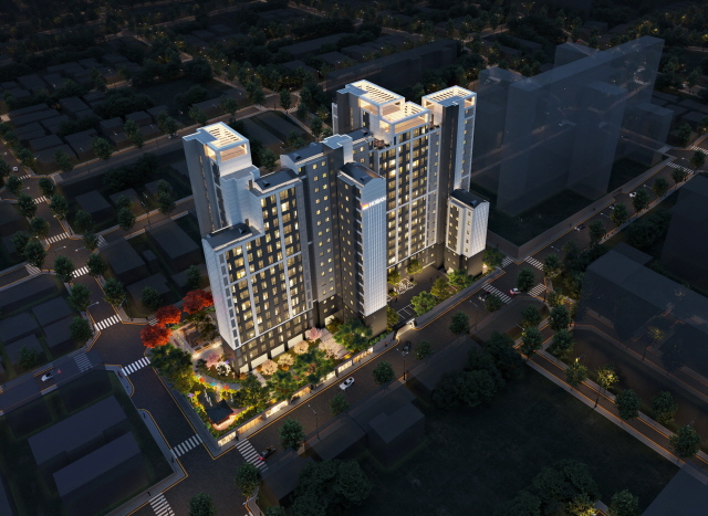 ▲ 삼익아파트1동 가로주택정비사업 조감도. ⓒ 호반건설