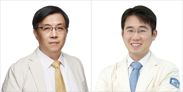▲ (좌측부터) 서울성모병원 이비인후과 김수환, 김도현 교수. ⓒ서울성모병원