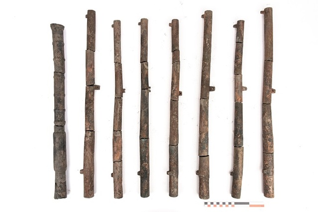 ▲ 인사동 79번지 공평구역 제15⋅16지구 도시환경정비사업부지 내 유적(나 지역)에서 발굴된 승자총통. ⓒ문화재청