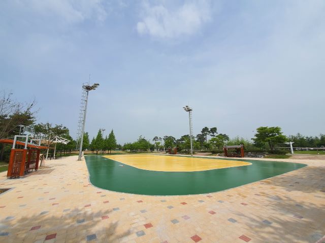 ▲ 문암생태공원 인라인롤러스케이트장 전경.ⓒ청주시