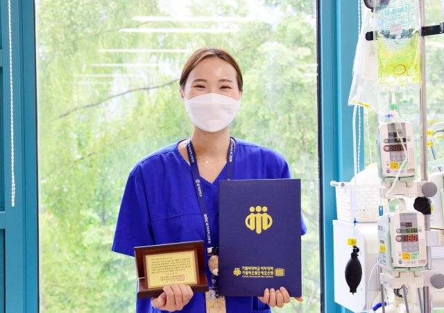 ▲ 대전을지대병원 전희주 간호사.ⓒ대전을지대병원