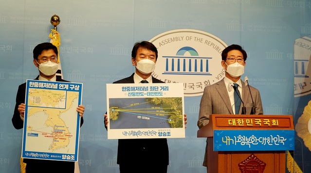 ▲ 양승조 충남도지사가 29일 국회 소통관에서 제7차 공약을 발표하고 있다.ⓒ양승조 충남도지사 대선 캠프