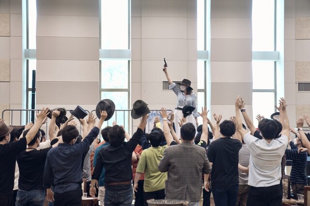 ▲ 오페라 '서부의 아가씨' 연습 장면.ⓒ국립오페라단