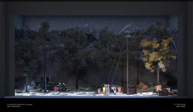 ▲ 오페라 '서부의 아가씨' 무대 콘셉트.ⓒ국립오페라단