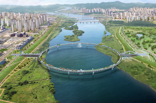 ▲ 금강 보행교 조감도.ⓒ행복청