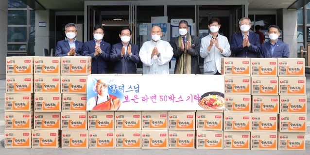 ▲ 노스님의 노병을 위한 특별한 나눔에 얽힌 사연이 알려지자 잔잔한 감동을 주고 있다.ⓒ칠곡군