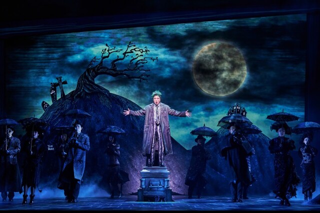 ▲ 2021 뮤지컬 '비틀쥬스' 공연장면.ⓒCJ ENM