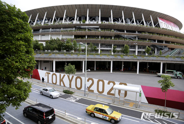 ▲ 올림픽 경기가 열릴 도쿄국립경기장. ⓒ뉴시스 AP. 무단전재 및 재배포 금지.