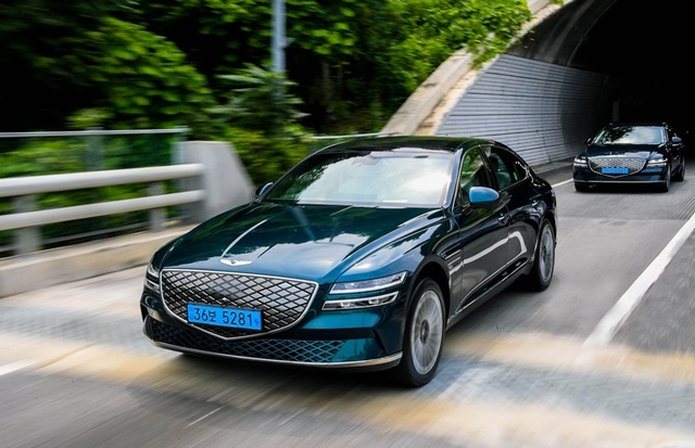 ▲ ‘제네시스 G80 전기자동차’ ⓒ현대차