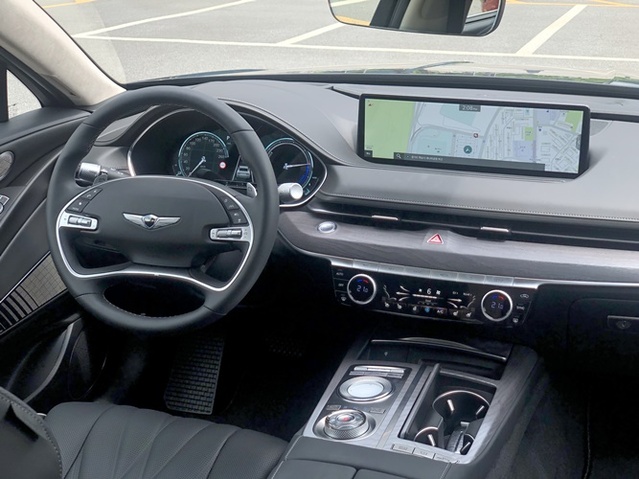 ▲ ‘제네시스 G80 전기자동차’ ⓒ박상재 기자